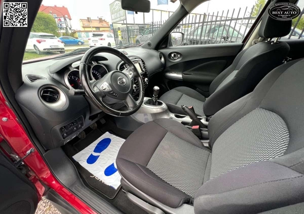 Nissan Juke cena 48500 przebieg: 144000, rok produkcji 2015 z Radymno małe 781